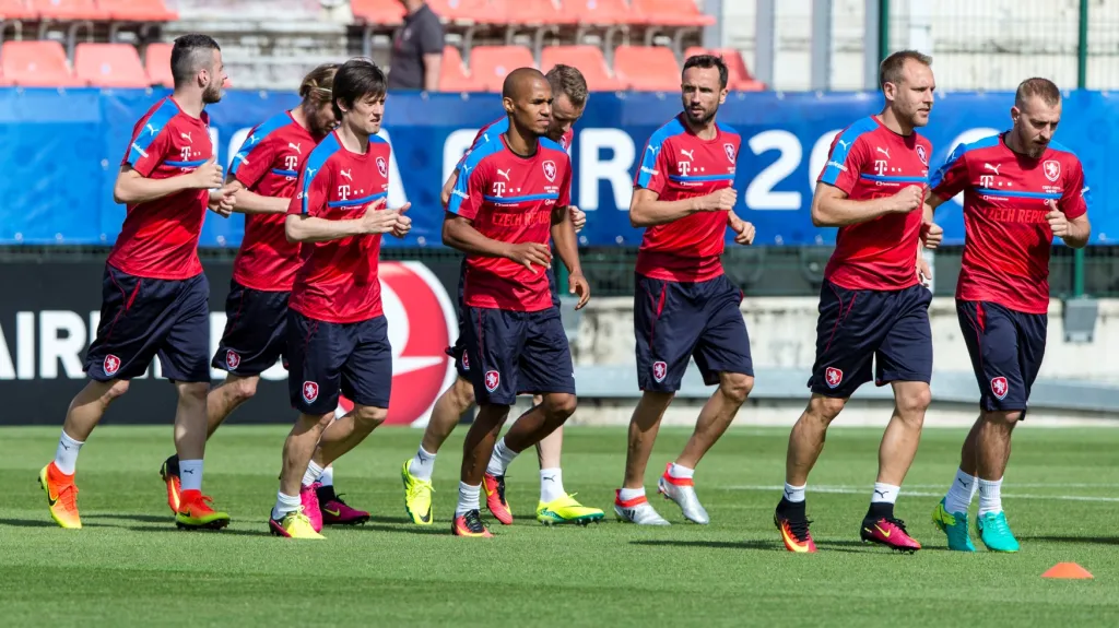 Trénink české reprezentace