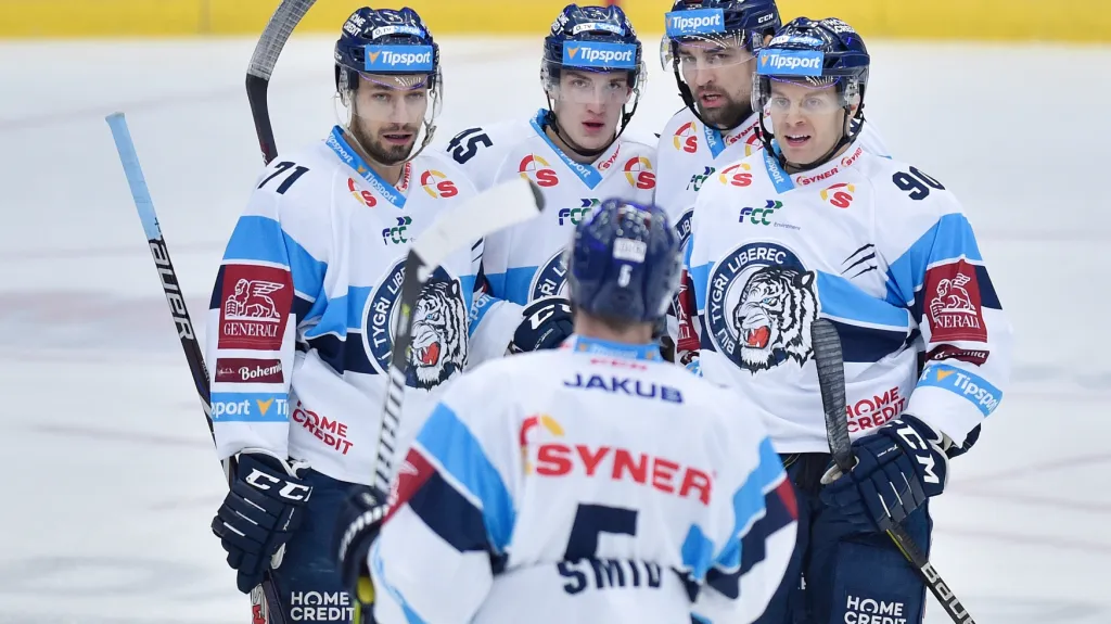 Hokejisté Bílých Tygrů Liberec