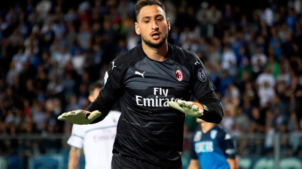 Brankář AC Milán Gianluigi Donnarumma