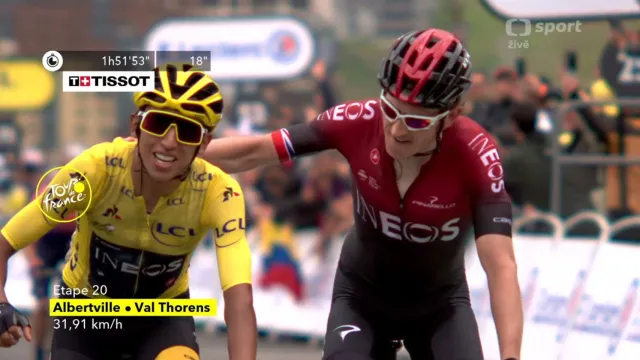 Závěr 20. etapy Tour