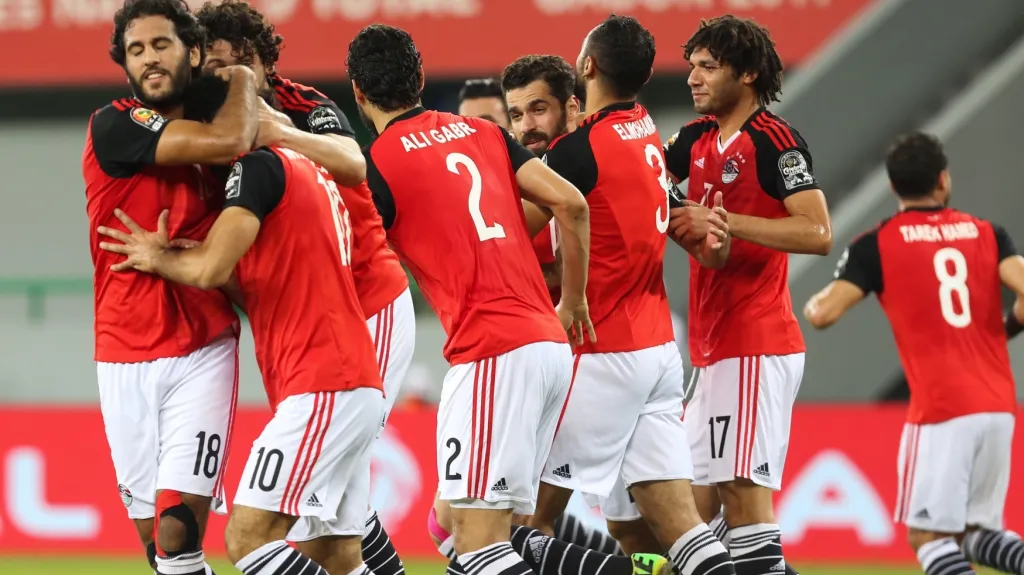 Radost fotbalistů Egypta