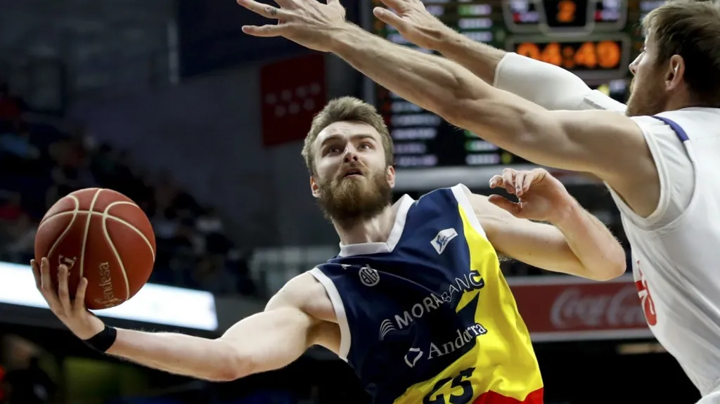 Basketbalista David Jelínek ve službách Andorry