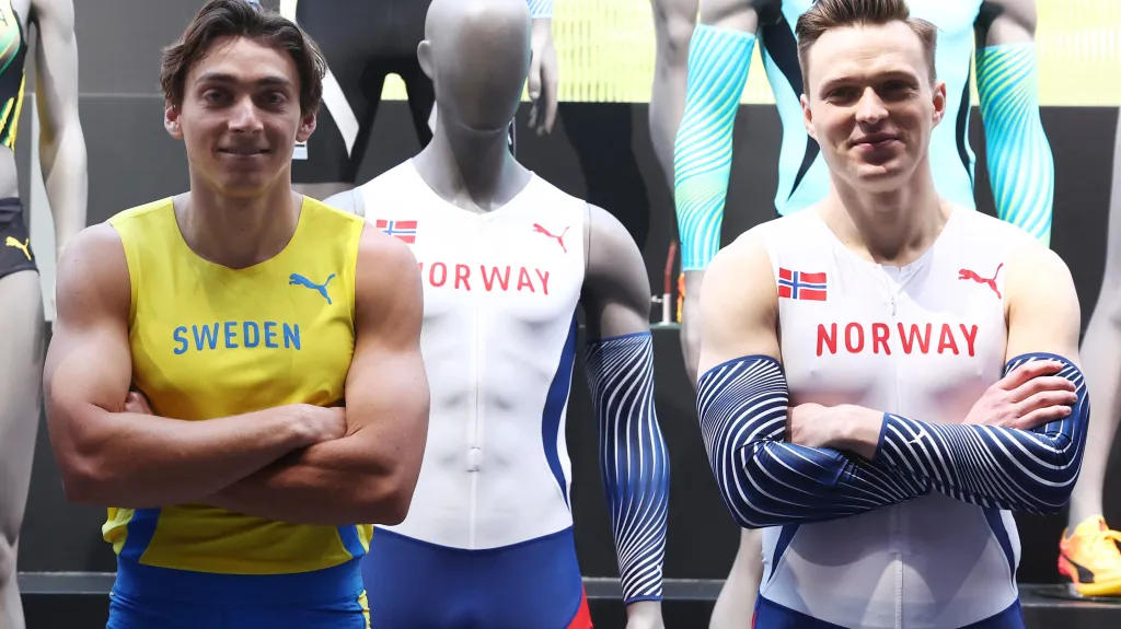 Armand Duplantis a Karsten Warholm