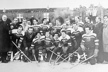 Českoslovenští mistři světa z roku 1949, většina z nich byla nespravedlivě odsouzena v politickém procesu