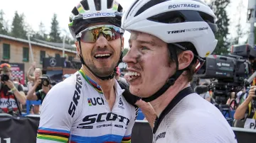 Nino Schurter s Antonem Cooperem