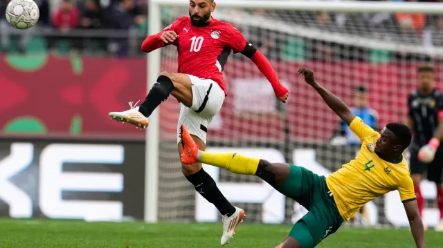 Salah předvedl na mistrovství Afriky Panenkův dloubák