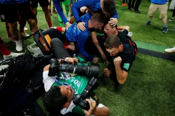 Yuri Cortez fotí bezprostřední chorvatskou radost