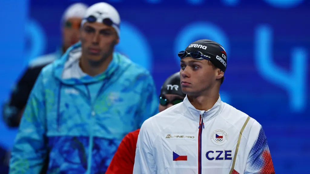 Daniel Gracík (vpravo) před rozplavbou na Hrách v Paříži