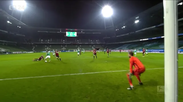 Brémy zastavily Frankfurt, trefil se i Gebre Selassie