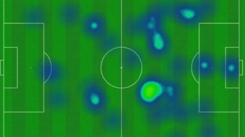 Aktivita Pavla Šulce v domácím utkání s Ukrajinou