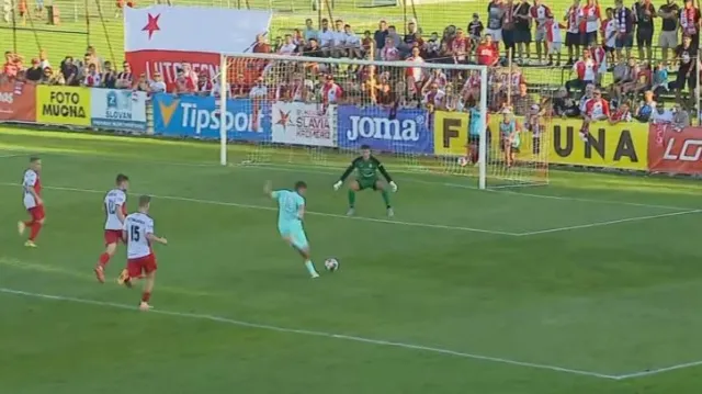 Sestřih utkání Koměříž – Slavia Praha