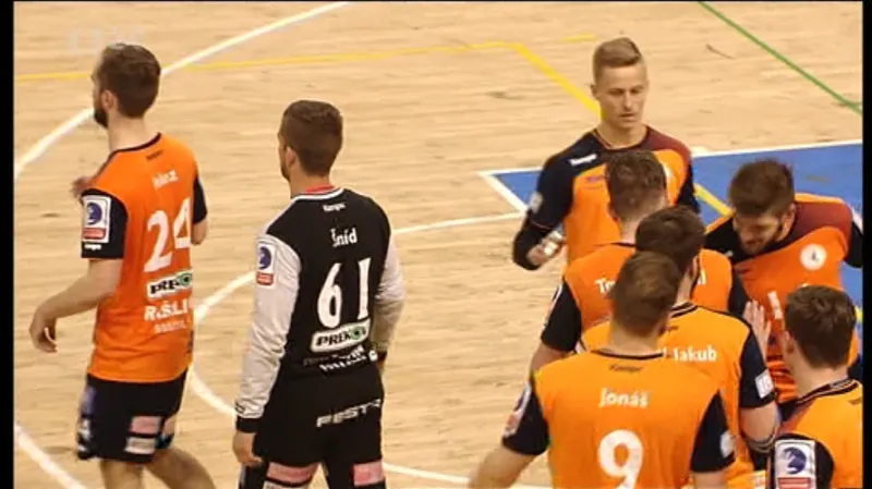 Sestřih házenkářského utkání Plzeň - Hranice