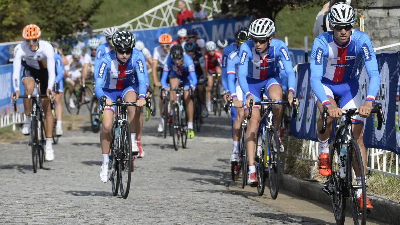 Zdeněk Štybar v čele české skupiny v Richmondu