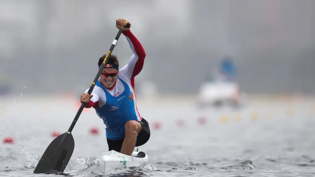 Martin Fuksa na regatě v Riu