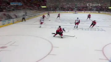 Gól v utkání Kanada - Česko: Bergeron - 3:0 (20. min.)