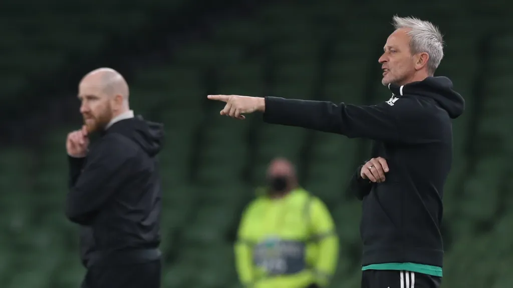 Kouč Rapidu Vídeň Dietmar Kühbauer