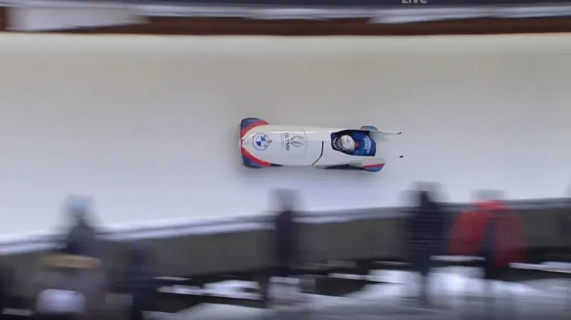 Jízdy českých dvojbobů v 1. kole