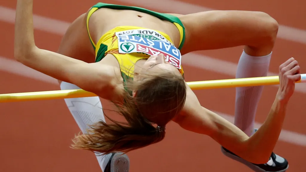 Litevská výškařka Airiné Palšytéová