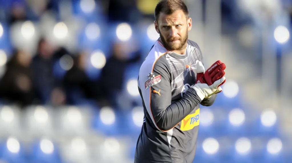 Martin Ticháček v dresu Plzně