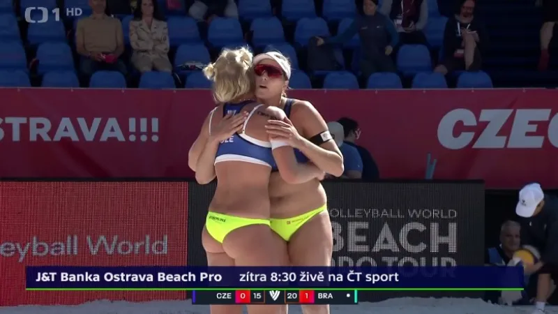 Českým párům se na úvod v Ostravě nedařilo