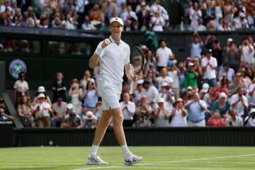 Jannik Sinner na Wimbledonu