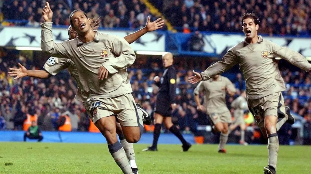 Ronaldinho v dresu FC Barcelona 