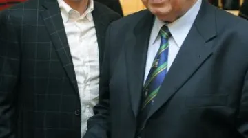 Ivan Hašek s Josefem Masopustem