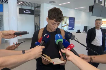 Ladislav Krejčí po příletu z MS