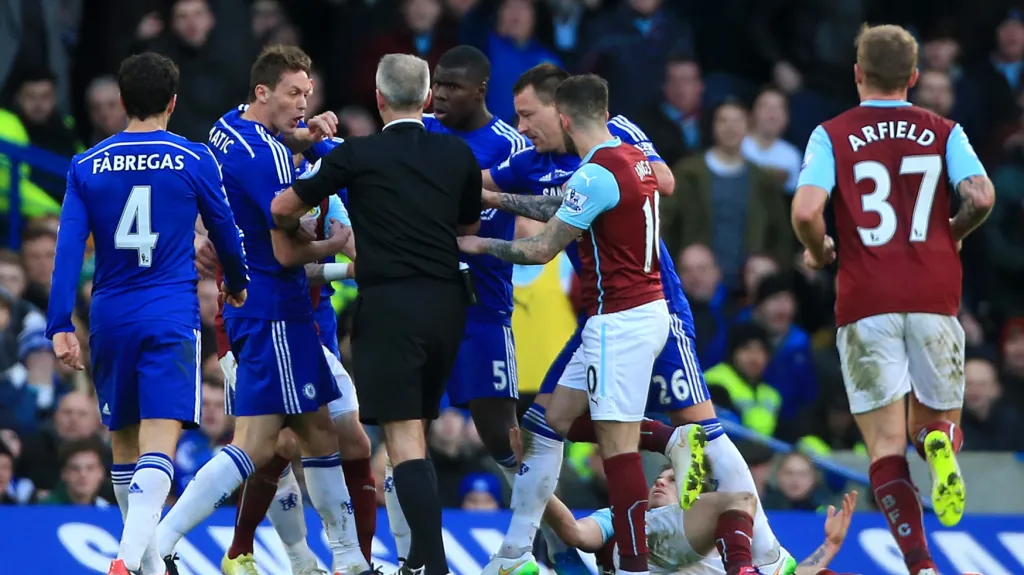 Souboj mezi Chelsea a Burnley