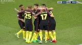 Gól v utkání Steaua Bukurešť - Manchester City: Nolito - 0:3 (49. min.)
