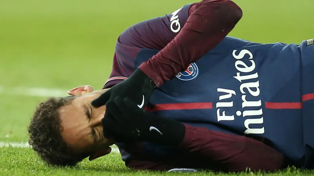Zraněný Neymar