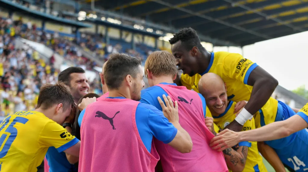 Radost fotbalistů Teplic