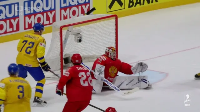 Gól v utkání Švédsko - Rusko: Klingberg - 4:7 (59. min.)