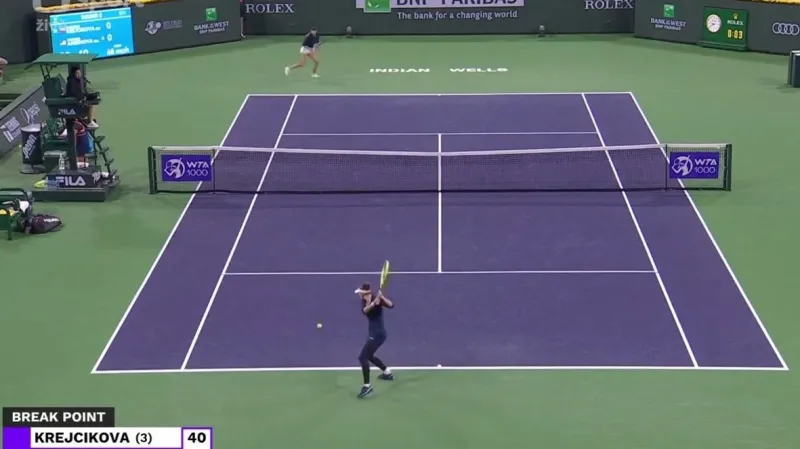 Krejčíková je v Indian Wells v osmifinále