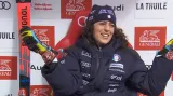 Těsný italský souboj o triumf v super-G v La Thuile