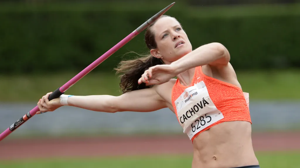 Kateřina Cachová během sedmiboje v Kladně
