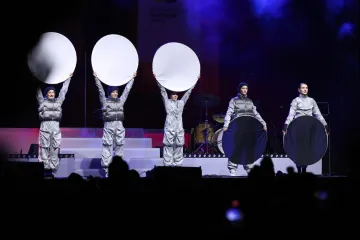 Slavnostní zahájení MS v biatlonu v Novém Městě na Moravě