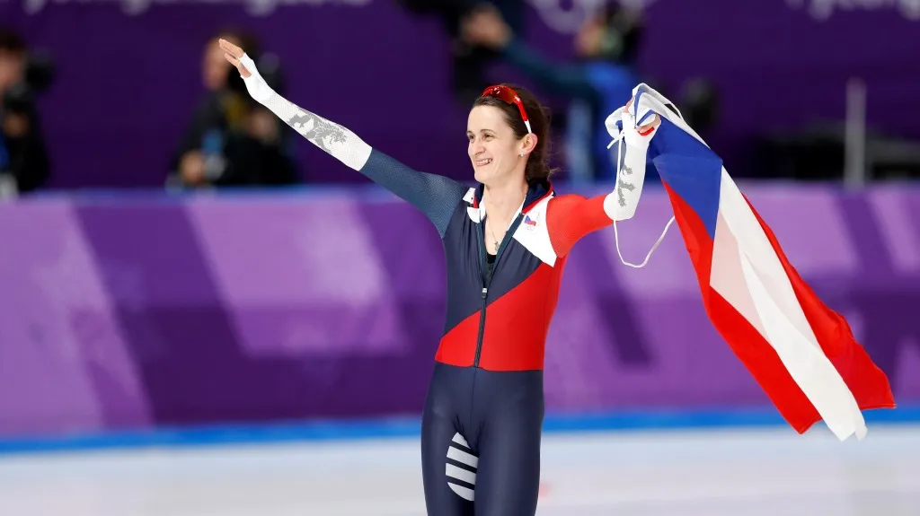 Martina Sáblíková slaví stříbro