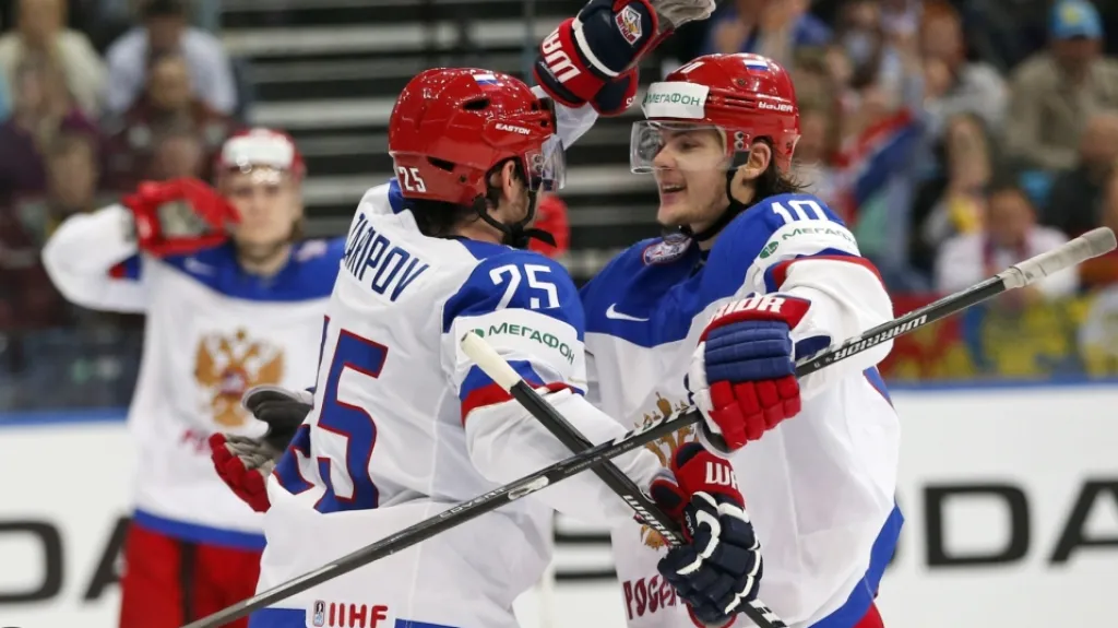 Viktor Tichonov a Danis Zaripov