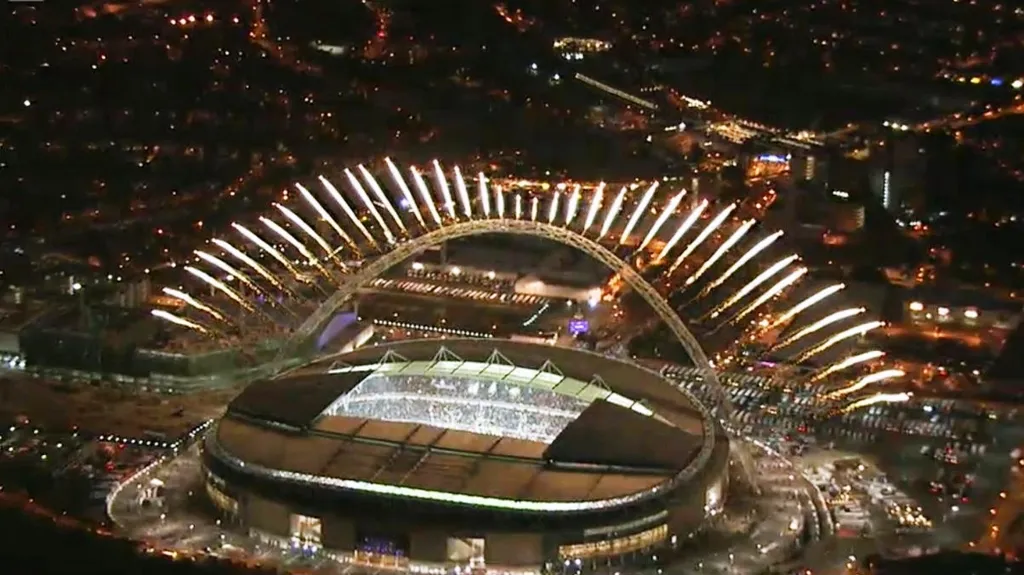 Ohňostroj nad Wembley