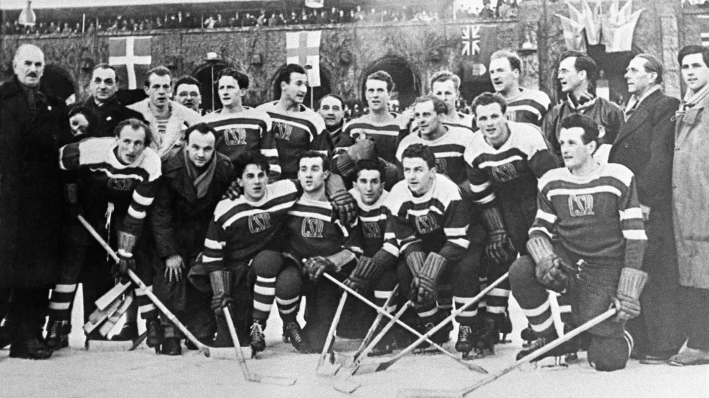 Tým ČSSR na MS 1949