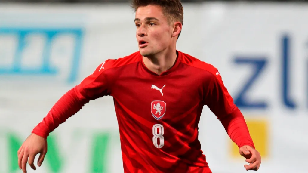 Patrik Slaměna v dresu české U19