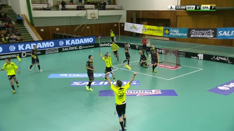 Sestřih florbalu: Vinohrady - Sparta