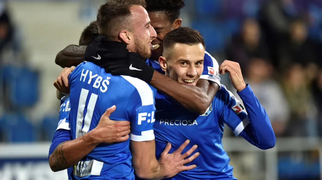 Radost fotbalistů Liberce
