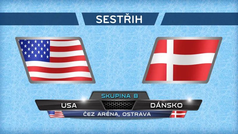 Sestřih utkání USA - Dánsko