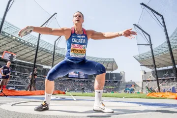Chorvatská diskařka Sandra Perkovičová na ME v Berlíně