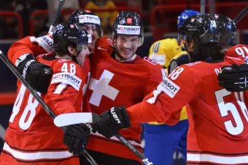 Radost švýcarských hokejistů