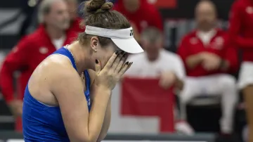 Nosková: Jsem ráda, že jsem nás víceméně zachránila. Obě jsme hrály podobně, bylo to o tom konci