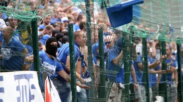 Řádění ostravských fanoušků