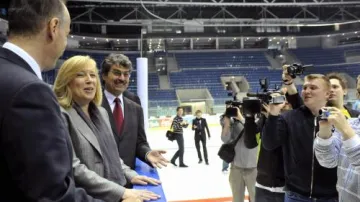 Prohlídka stadionu Ondreje Nepely